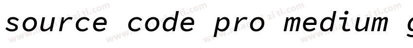 source code pro medium g9字体转换
